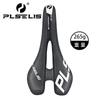 PLSELIS Hollow Mountain Bike Saddle Nylon Leather Comfort Long Nose Racing Bicycle Seat Road Trail Cycling