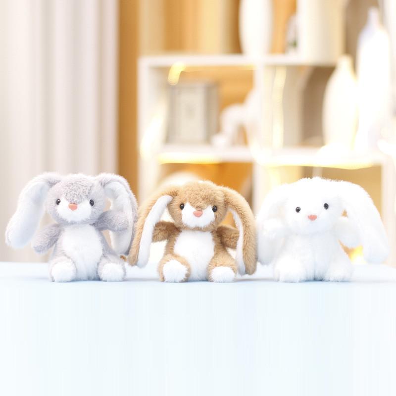 Plush Keychain Bunny Pendant Stuffed Animal With Pp Cotton Collectors Filling