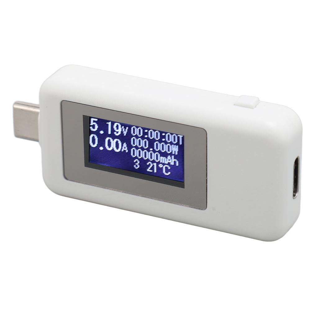 KWS 1802C Type C Voltage Current Power Meter 0‑5.1A 4‑30V 0‑155W 0 to 99 Hours USB C Digital Multimeter for Laboratories