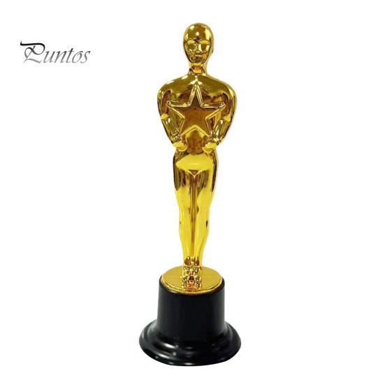 6 Adet Altın Ödül Kupası Heykelleri Etkinlikler Spor Oscar Benzeri Kupalar Kendin Yap İşaretlenebilir Taban Klasik Tasarım Tanıma Ödülleri