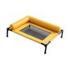Elevated Dog Bed Portable Pet Hammock Sturdy with Pillow for Puppy Cats Dogs M 66cmx45cmx17cm