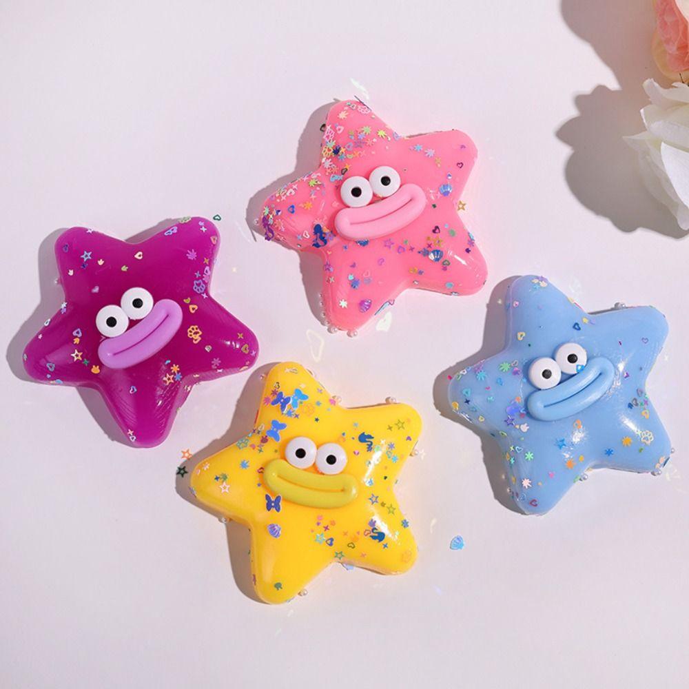 Simulation Starfish Squeeze Toy Sea Animals Slow Rebound Toy Sausage Mouth Pinching Toy Kid Gift