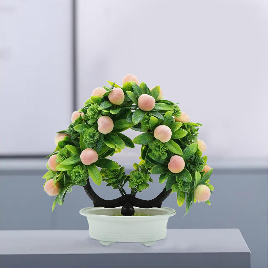 Simulation Fruit Fake Flowers Bonsai Artificial Fruit Decorative Potted Plants Home Indoor Desktop Ornaments