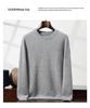 2025 A/W Men's Thick Cashmere Crew Neck Sweater for Business Casual Wear