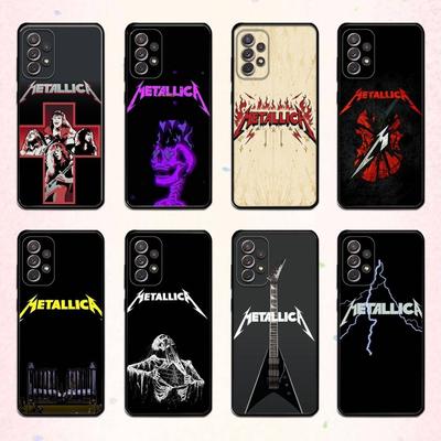 Band 72 S-Seasons M-Metallica Phone Case For Samsung S 25,24,23,22,30,21,10,9,Ultra,Plus,Lite,FE,4,5 G Soft Black Case