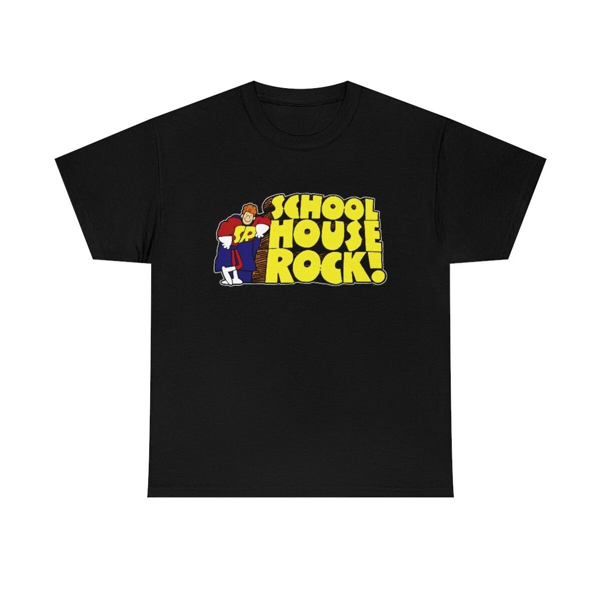 School House Rock retro 70s after school tv Unisex Heavy Cotton Tee 4XL