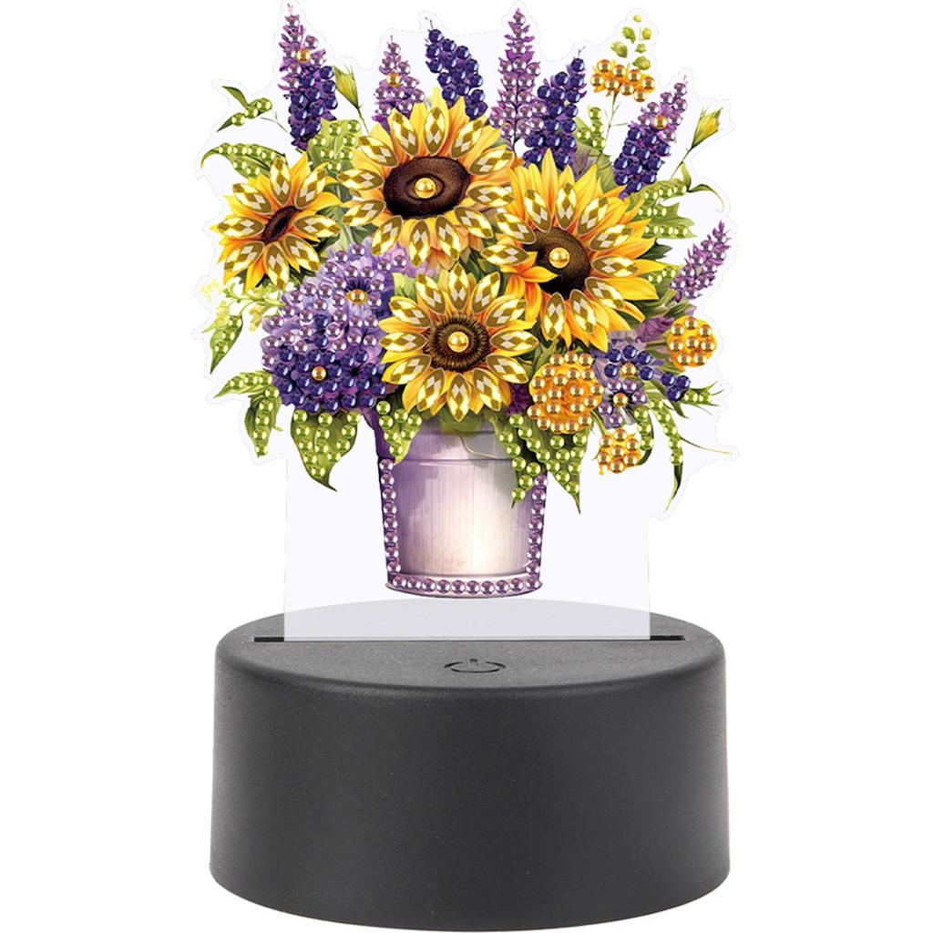 DIY Diamond Painting LED Lamp Double Sided Diamond Painting Night Light Arts Crafts Home Decoration for Bedroom Decor Gifts