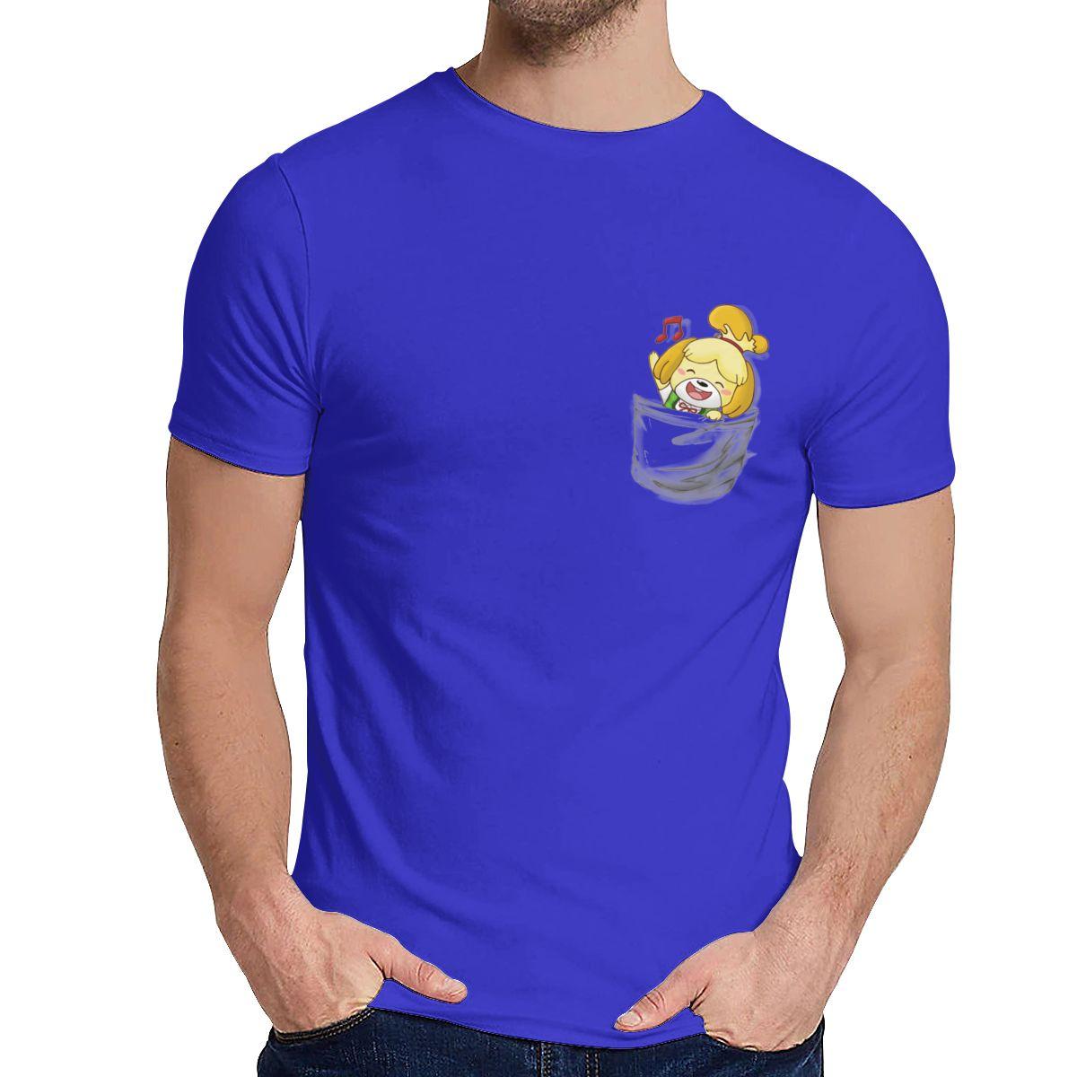 Cute Isabelle Animal Crossing T Shirt Design Pure Cotton Clothes O Neck 3XL