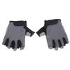 Cycling Gloves Grey Elastic Anti Slip Breathable Shock Absorbing Half Finger Bike Gloves for Road Bi