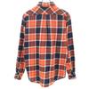 Mammut Check Pattern Long Sleeve Trovat Shirt M Orange Outdoors Men's Used