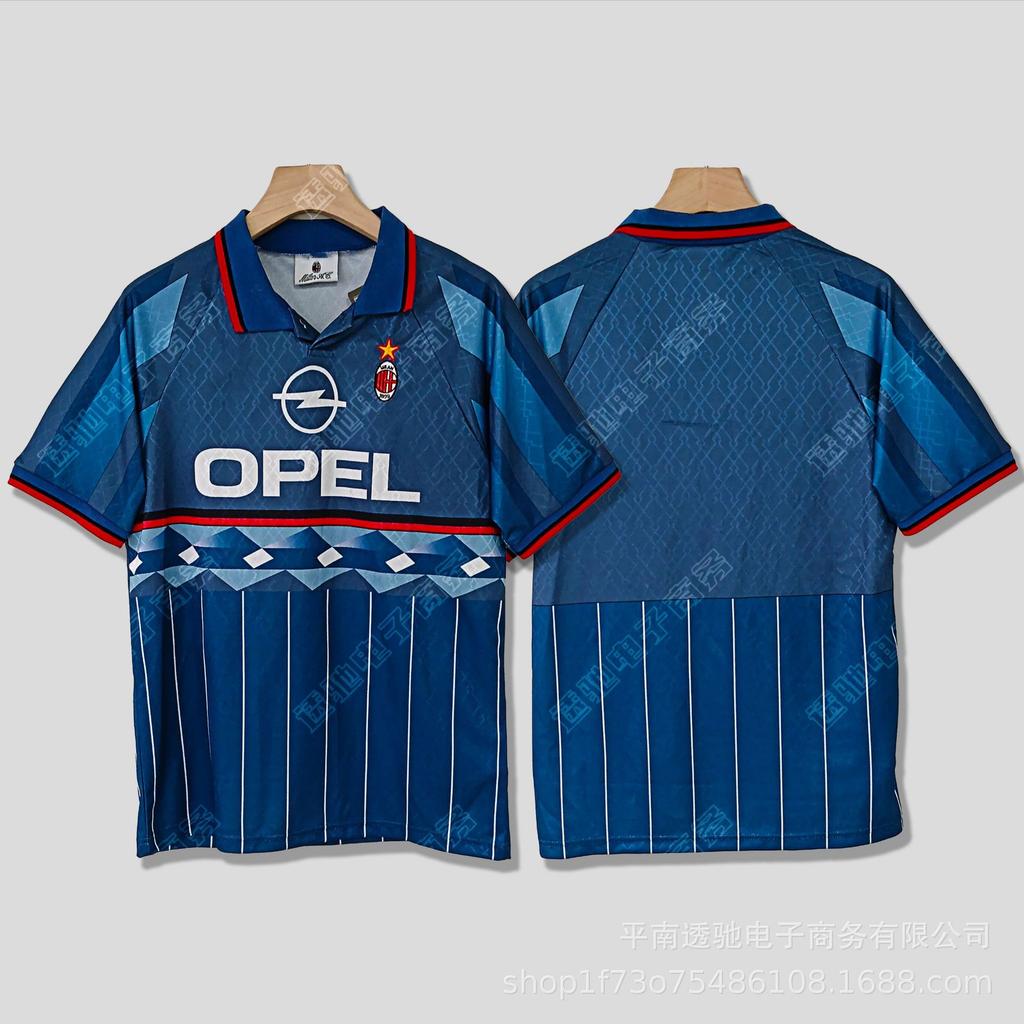 0607AC Milan retro jersey Cacanesta Maldini Inzaghi Pirlo long short-sleeved football jersey