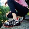 Neue Damen-Outdoor-Wanderschuhe, leichte, verschleißfeste Wanderschuhe für Bergsteigen, wasserdichte große Leder-Sportschuhe für Damen