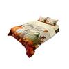 3pcs Autumn Harvest Festival Pumpkin Print Coreless Bedding Set Multi Size Bedrooms Dormitory Soft Comfortable Machine Washable