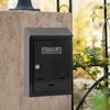 Wall Mount Lockable Mailbox Letterbox Premium Iron Practical Easy To Install Modern Mail Letter Box