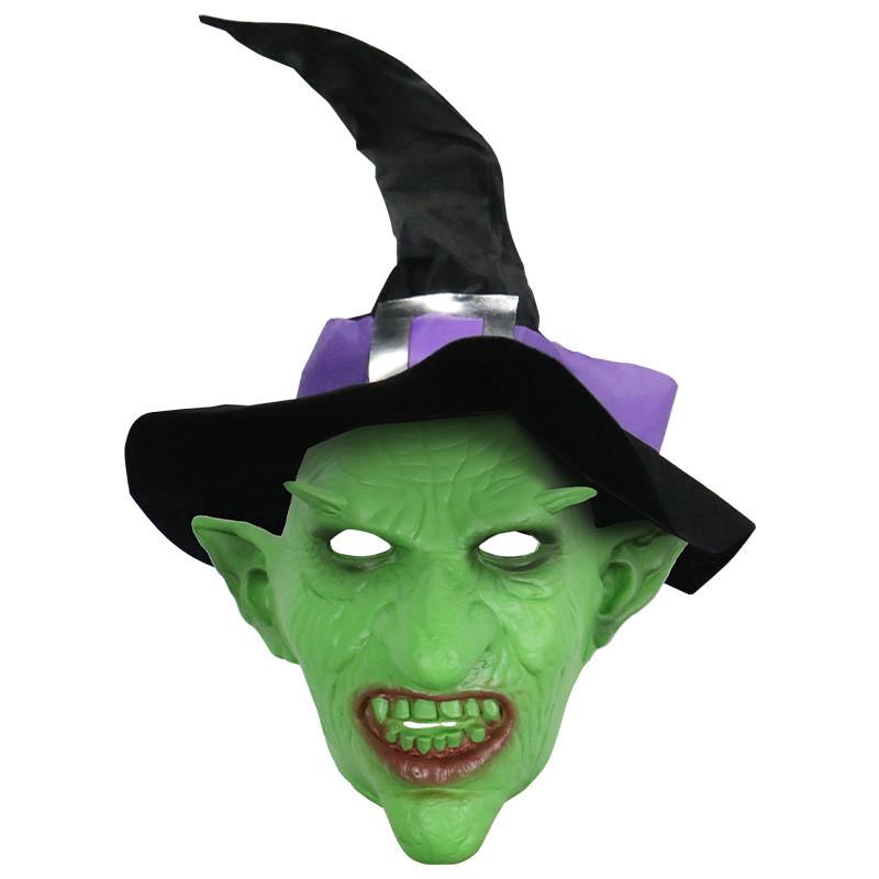 Authentic Latex Goblin Mask With Hat For Halloween And Various Celebrations Holiday