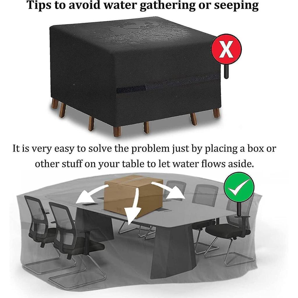 213x132x74cm  Garden Furniture Cover, Furniture Protection Cover Garden Furniture Cover Waterproof Anti-uv Rectang