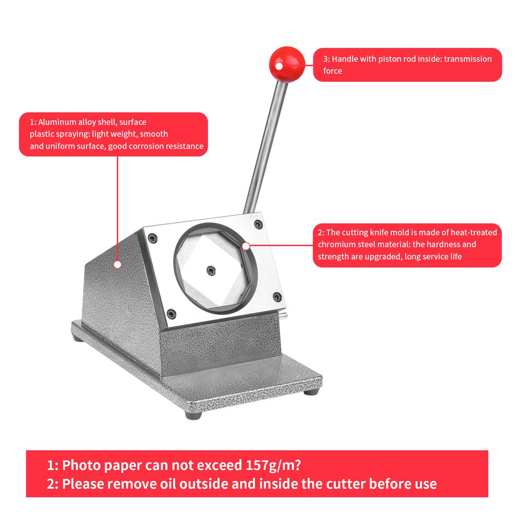 61.1mm*61.1mm/ 1.1x1.1inch photo paper Cutter fidge magnet maker machine cutter for 1.1x1.1 square magnet maker machine press