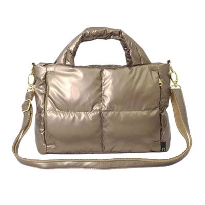 Feather Lou Baby Lou Mini-Umhängetasche mit Federn 1340 ROOTOTECARO 03 Bronze [Rootote]