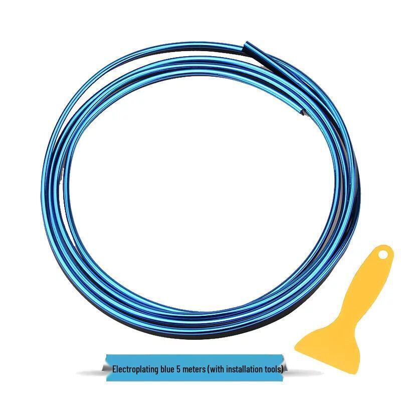 5m Chrome Electroplated Car Interior Decorative Strip for Instrument Panel
