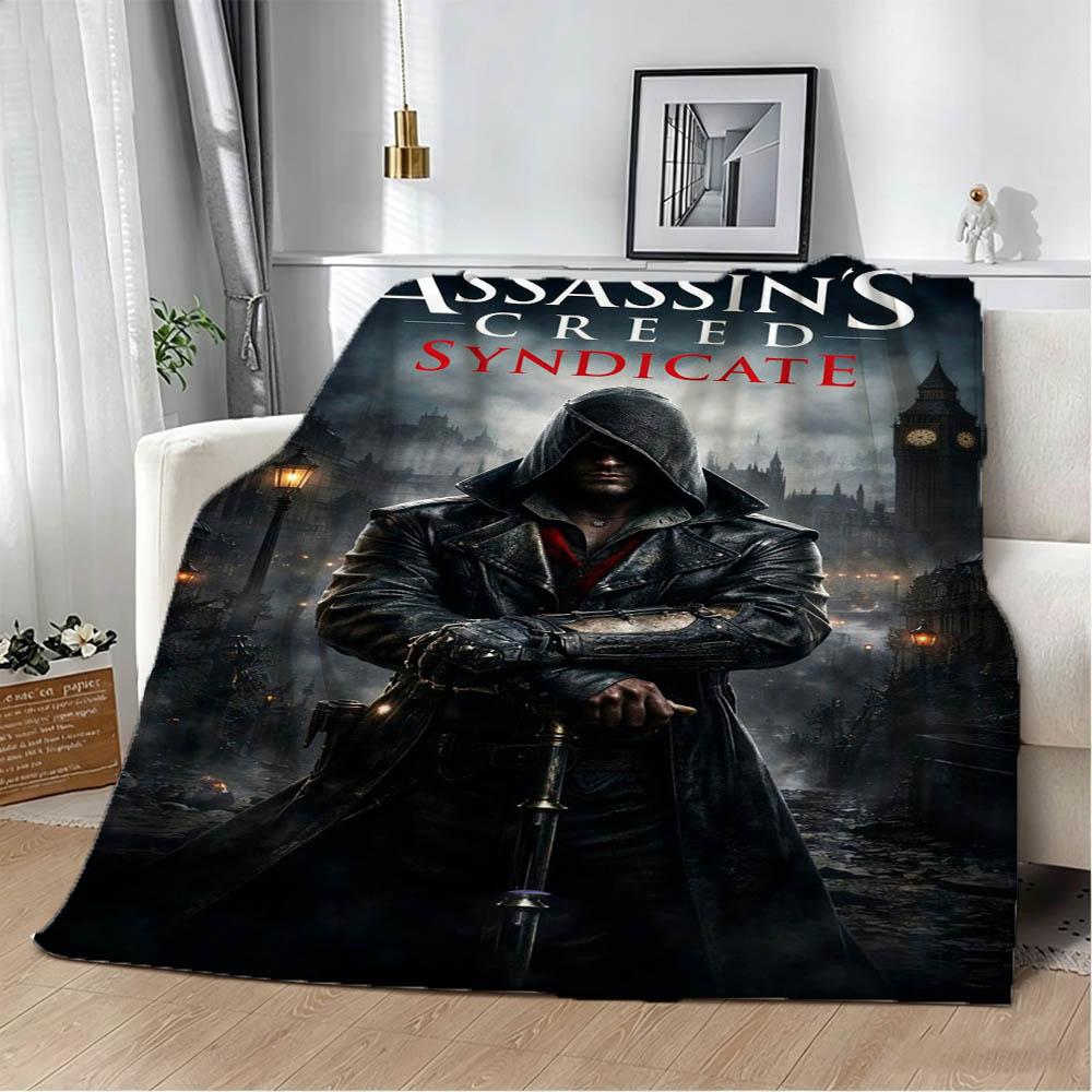 A-Assassins C-Creed Classic Game Flannel Blanket Soft Throw Blanket Art For Home Decor Bedroom Bed Sofa Picnic Fans Gifts