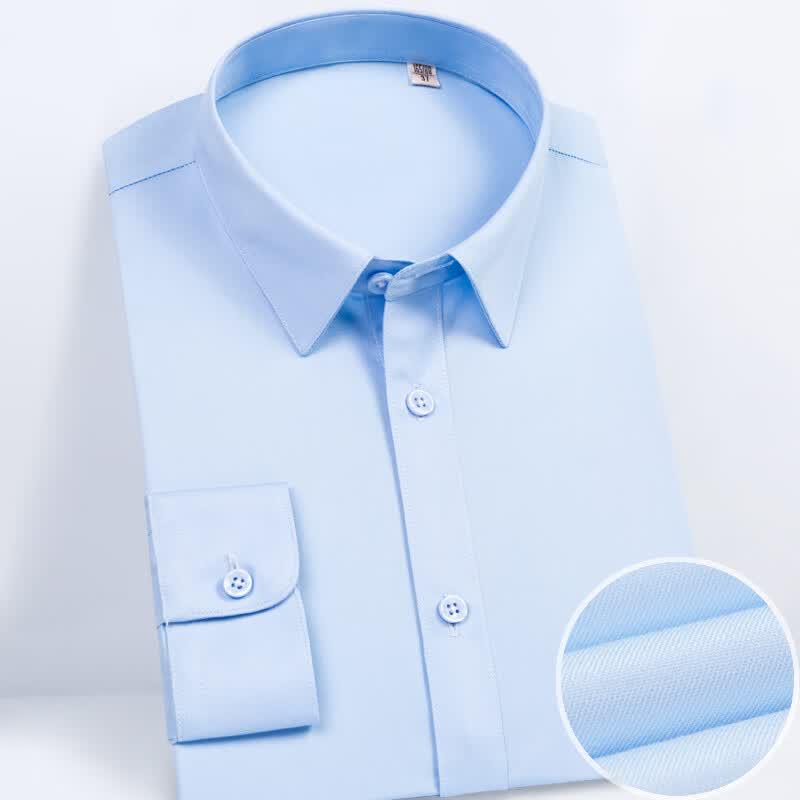 ROMON Women's Wrinkle-Free Formal Long-Sleeve Shirt