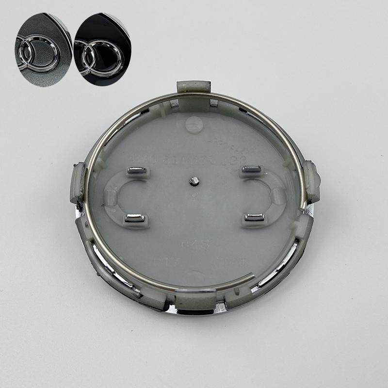 For Audi A1 4pcs 60mm 61mm 68mm 69mm Audi Hub Caps Car Wheel Center Caps For Audi A1 A2 A3 A4 A5 A6 A7 A8 S3 S6 Q3 Q5 Q7 Accessories
