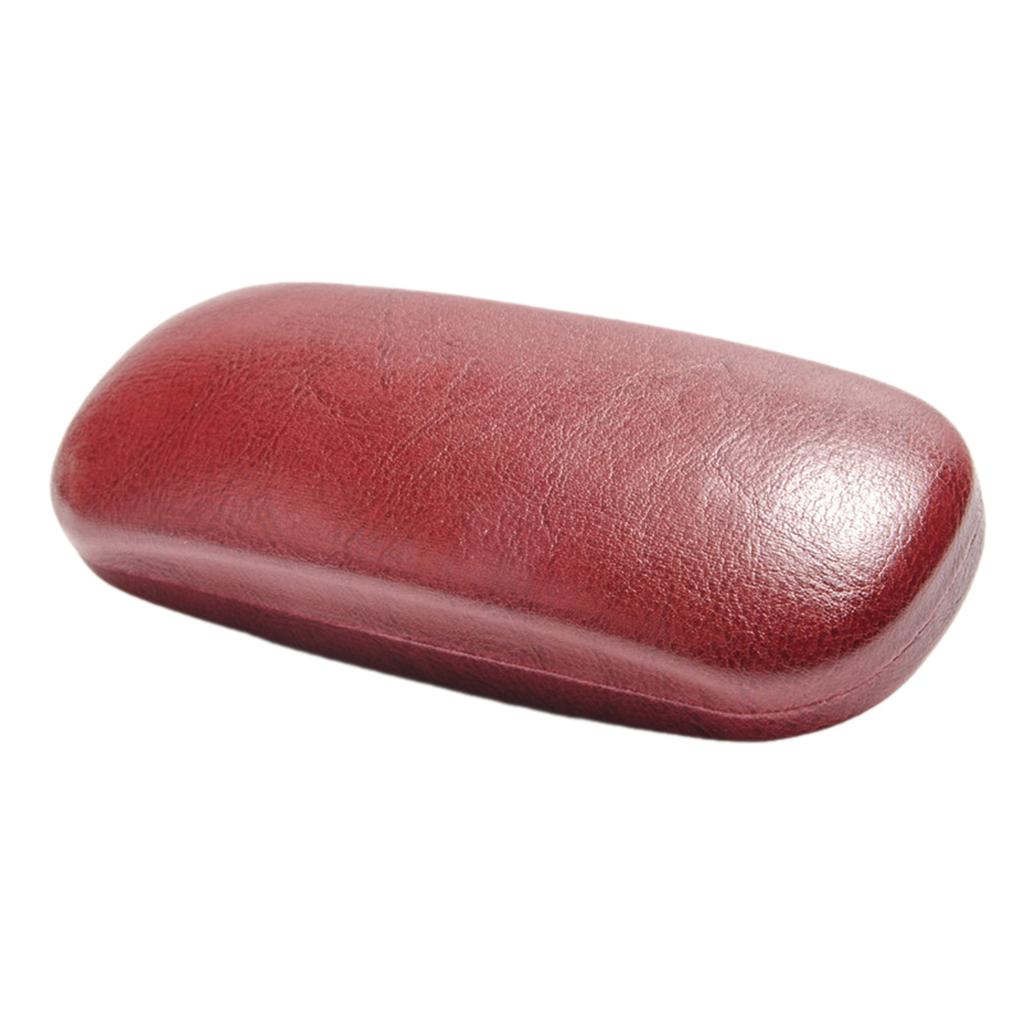 Glasses Case PVC PU Leather Hard Shell for Work Leisure Daily Use Classroom Office Glasses Holder