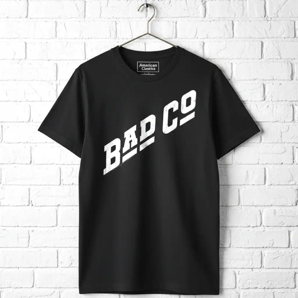 Bad Company Винтажная Рок-группа Логотип Мужская Футболка BadCo Дебютный Альбом Концертная Футболка L