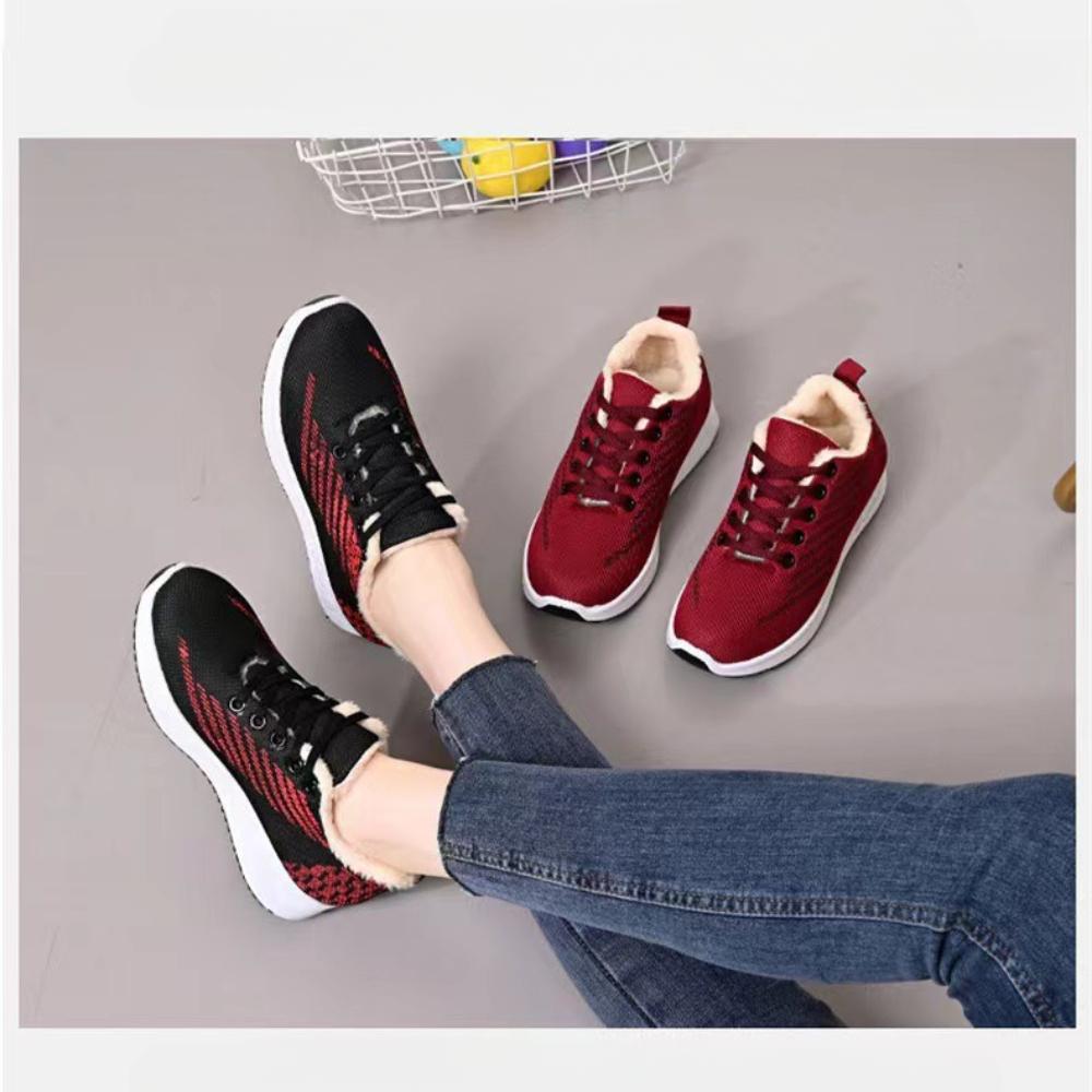 Women's Cotton Shoes with Thick Velvet Winter Mom Shoes, Snow Boots, Casual Women's Warm Cotton Shoes