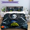 3pcs Coraline (2) Design Cover Set - HD Printed Bedding with 1 Cover and 2 Pillowcases - Perfect for Home and Dorm Decor