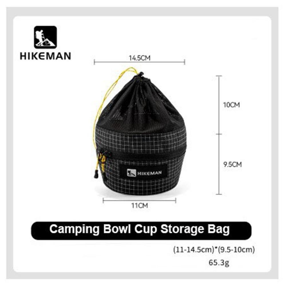 

Portable Outdoor Handheld Bag Multifunctional Tableware Storage Bag Mountaineering Cycling Bag чорний