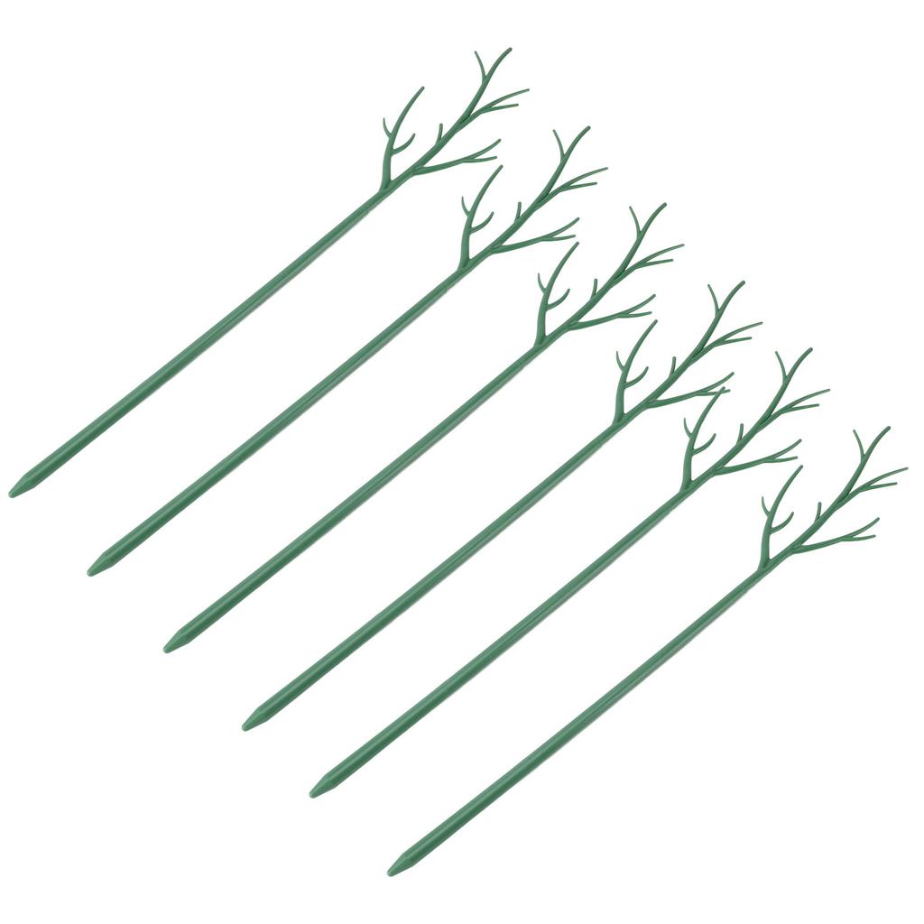 Pflanzenstützstäbe Abnehmbarer Garten Baumzweigform Grün Pflanzenstab für Topfpflanzen und