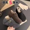 Mori Outer Wear Fluffy Shoes New Autumn and Winter Retro Round Head Felt Piled Birkenstocks