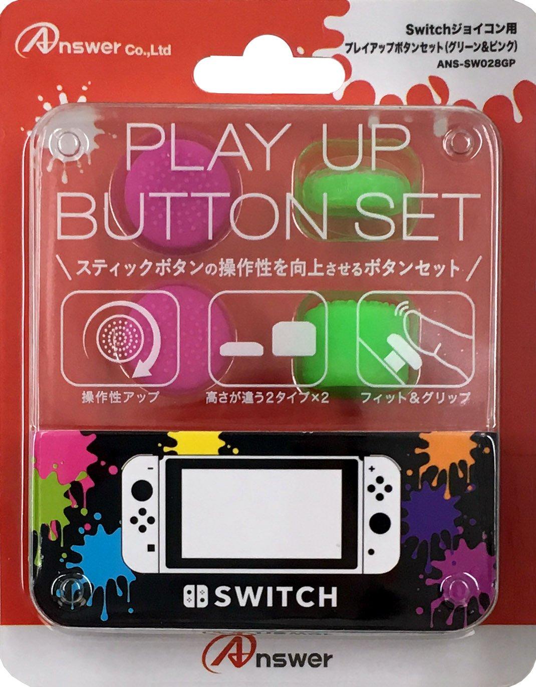 

набор кнопок для Switch Play-up Joy-Con (зеленый и розовый)