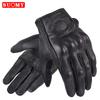 Full leather locomotive gloves men's and women's motorcycle riding equipment touch screen wear-resistant gloves cross-border