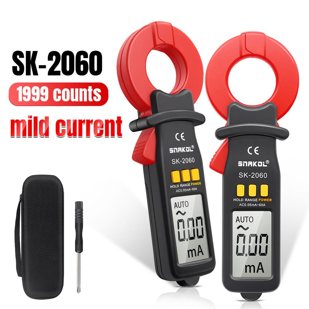 3 1 2 Digit Auto Ranging Digital Current Clamp Meter High Precise AC Measurement Tool 30mm Jaw with Data Hold Automatic