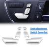 6 In 1 Door Seat Adjust Button Switch Cover Set for Mercedes Benz