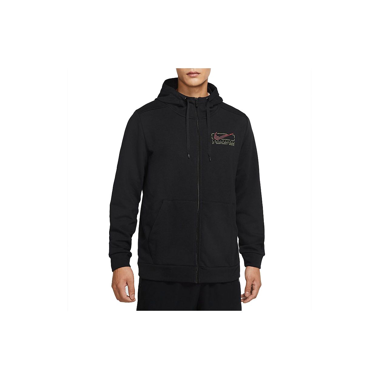 

Мужская спортивная куртка с капюшоном для бега Nike, черная DD1742-010 M