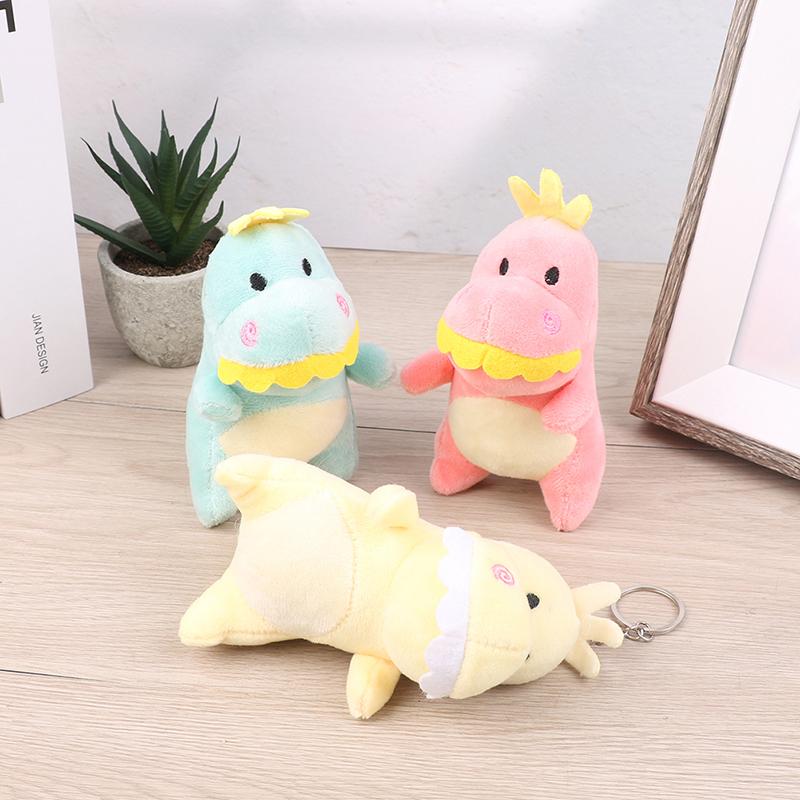 1Pcs Cute Little Dinosaur Pendant Doll Plush Toy Key Chain Bag Pendant Doll Kids Gifts