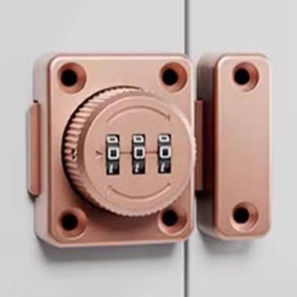 Security Protection Password Lock with 3 Digits Anti-Theft Door Password Catch  Entry Gate