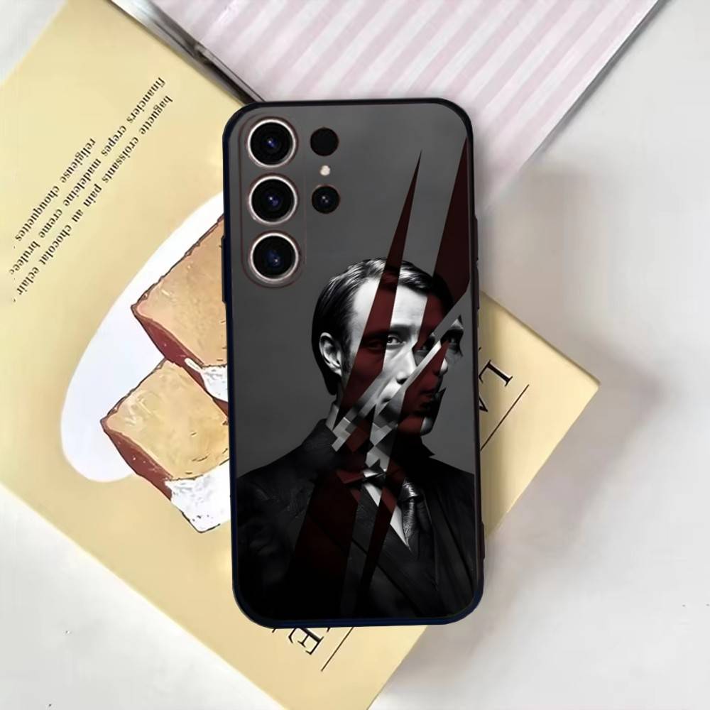 Graham Hannibal Mads Mikkelsen Phone Case For SamsungS25,24,21,22,23,30,Ultra,20,Plus,Fe,Lite,Note,10,9,Soft Black Cover