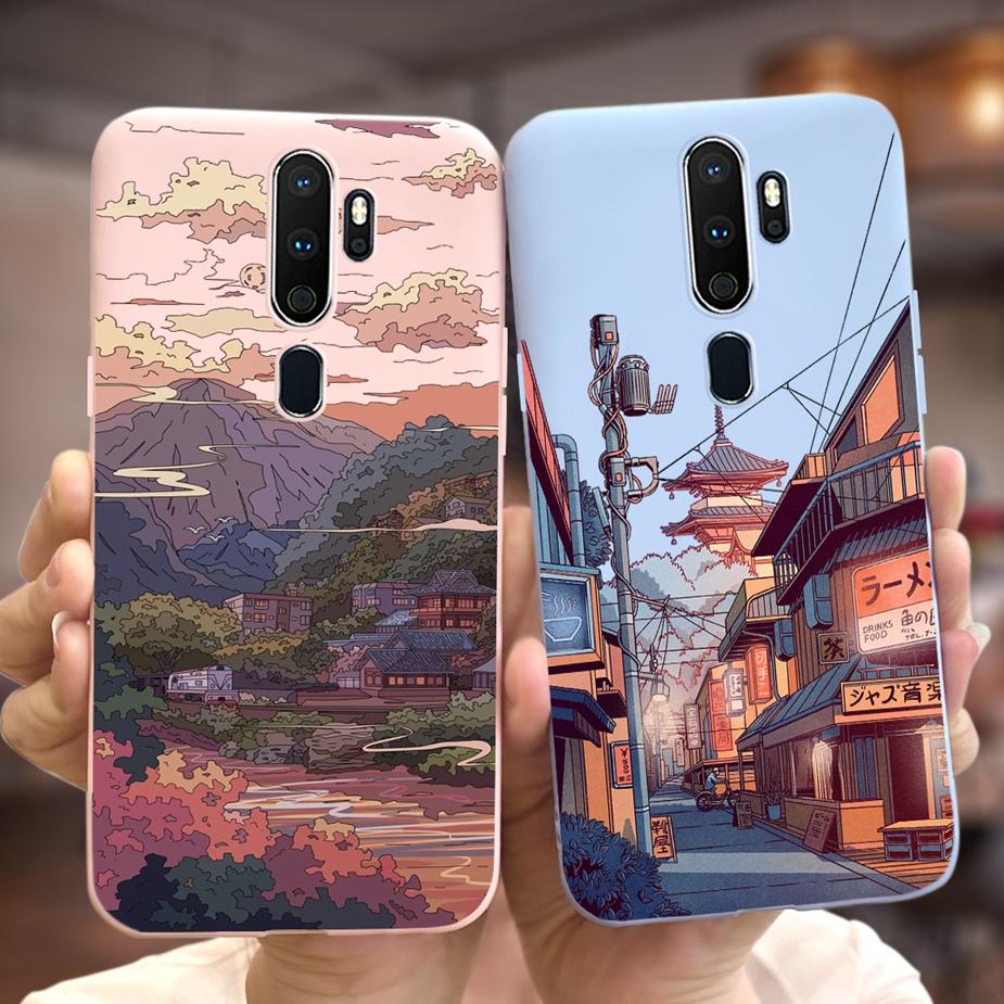 For Oppo A9 2020 Case Oppo A5 2020 Cute Fashion Cartoon Cover Soft TPU Phone Case For Oppo A11X OppoA5 OppoA9 2020 Fundas Bumper