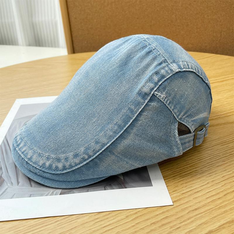 Reverse Beret Children Spring and Summer Cap Forward Hat Male Face Painter Newsboy Hat