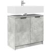 Bathroom Cabinet Concrete Grey 64.5 X 33.5 X 59 Cm Particleboard