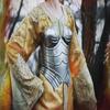 LARP Korse Gölün Kraliçesi Zırhı / Kadın kostümü/Kadın Şövalye Cosplay/Ortaçağ Zırhı - El işi ısmarlama