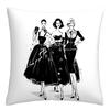 Fashion Illustration Pillowcase, Girl's Favorite Cushion Cover, Sofa Decoration Cushion Cover Home Decoration 50x50 40x40 60x60
