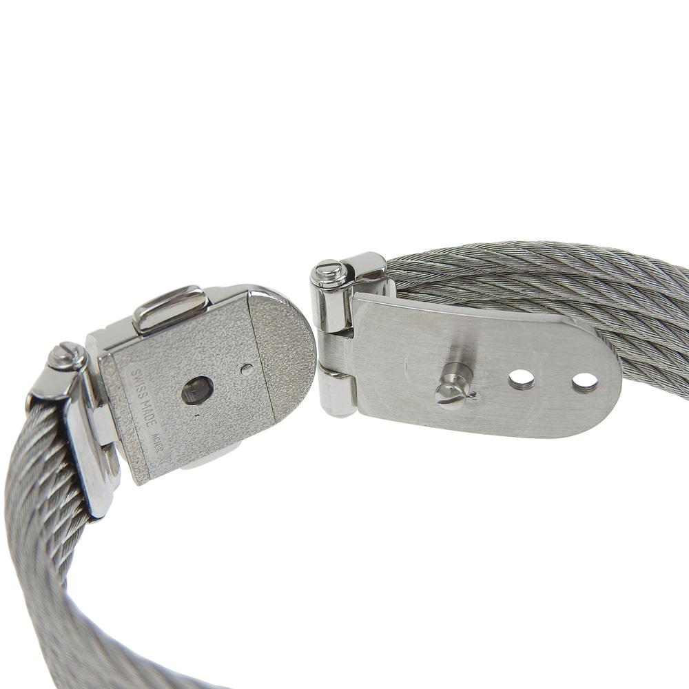 CHARRIOL Armbanduhren 53.97.3654 Weißes Zifferblatt Edelstahl Quarz Analoge Anzeige Damen Gebraucht