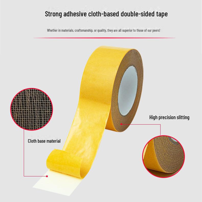 Thickened High Viscosity Cloth-Based Double-Sided Tape for Seamless Wedding Carpet Decoration