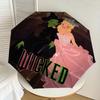 1PC Wicked Automatic Open/Close Umbrella with Windproof, 8-Rib Sturdy Canopy, Durable Ribs, Fashionable Design, 1303A