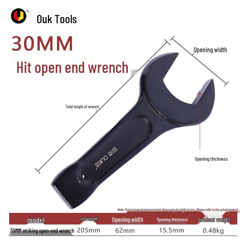 OUKE Heavy Duty Striking Open-end Wrench